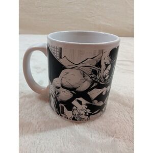 DC Comics Batman Nightwing Coffee Mug Black White Comic Art Ceramic 2013 s13
